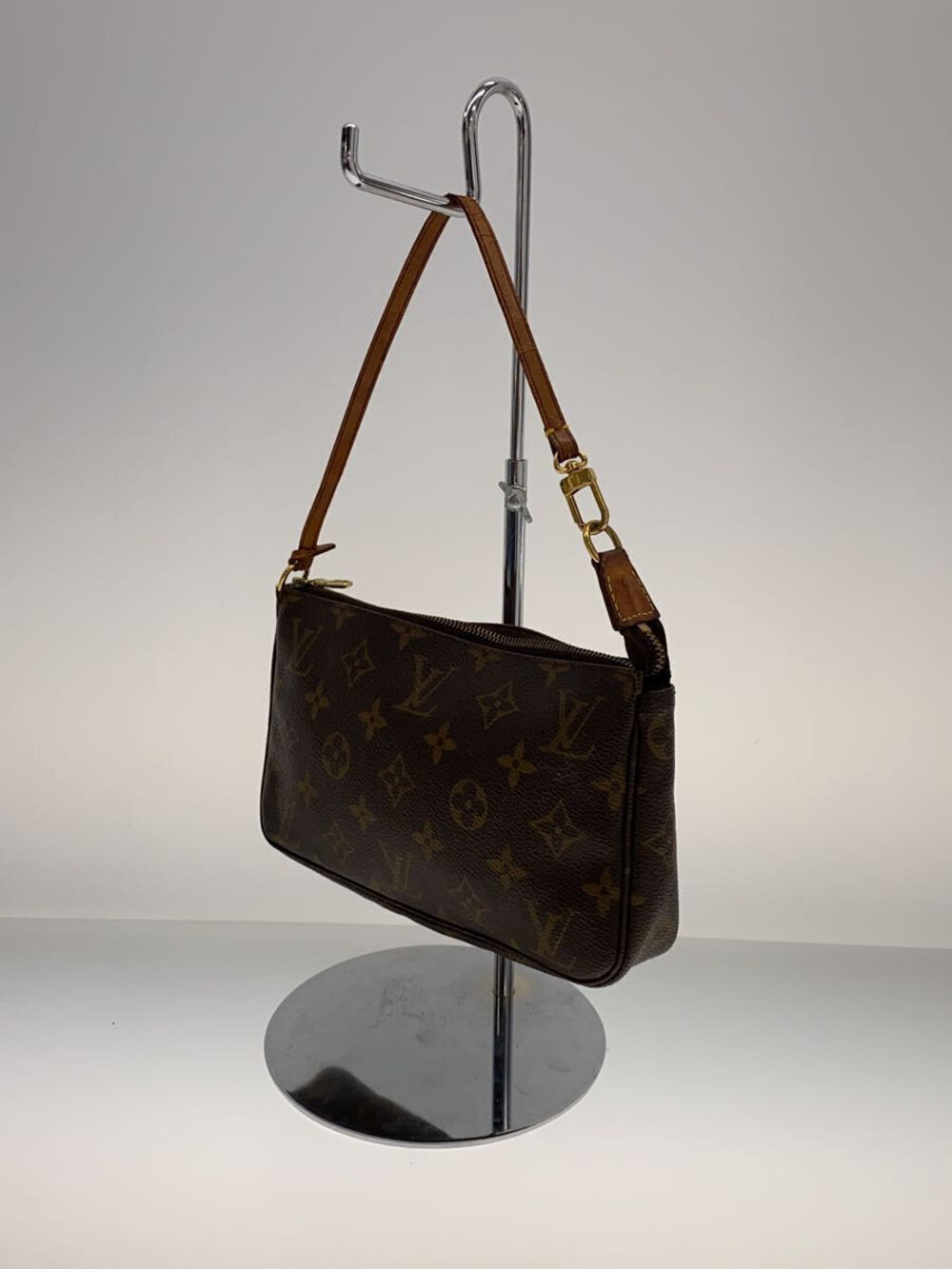 Louis Vuitton Brown Canvas Accessoires Monogram Pochette Brown